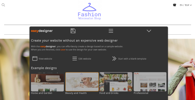 Kuvakaappaus Easy Designerista